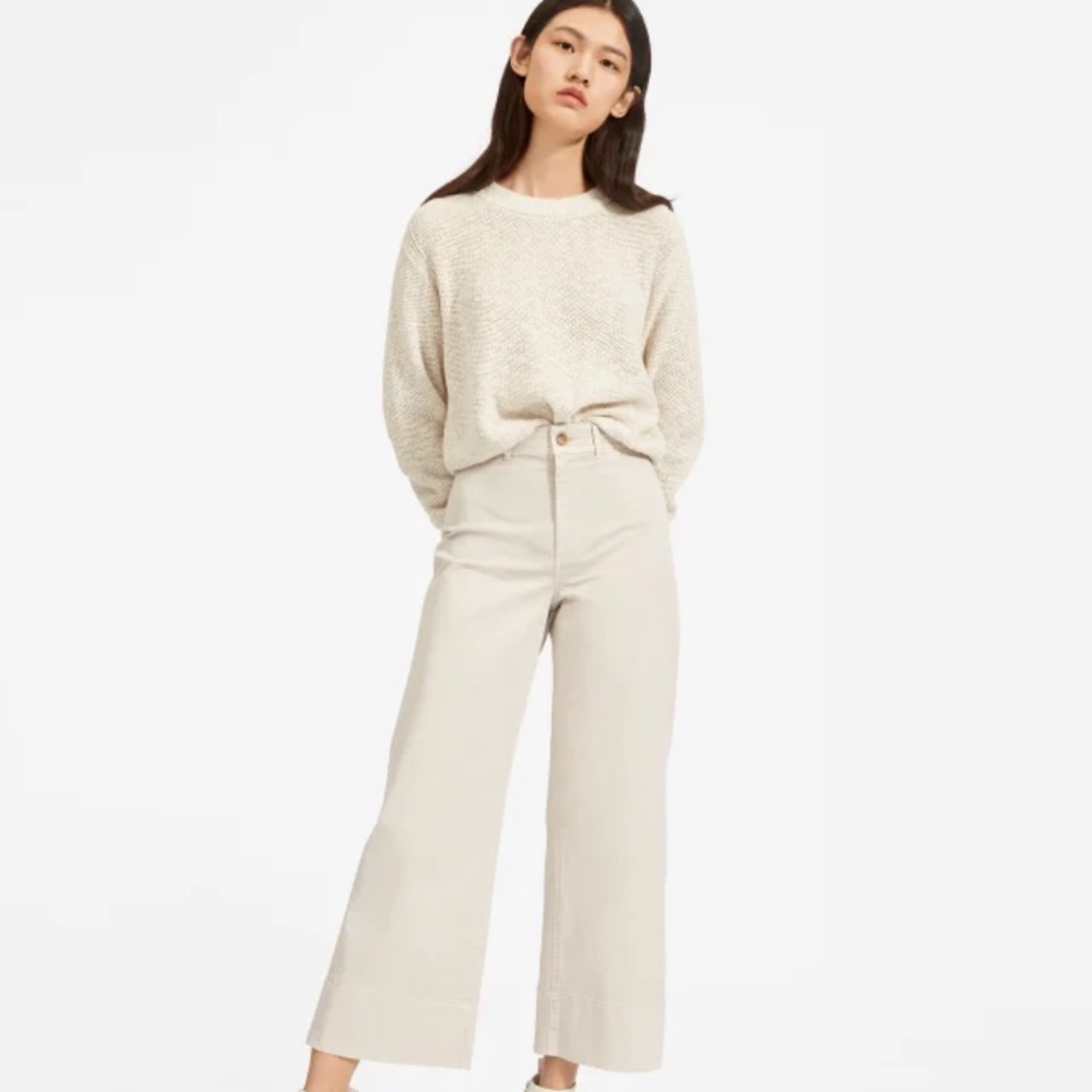 Everlane - The Lightweight Wide Leg Crop Chino